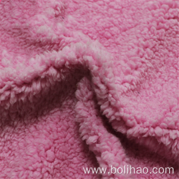 Dyed Sherpa Fleece Velvet Fabric